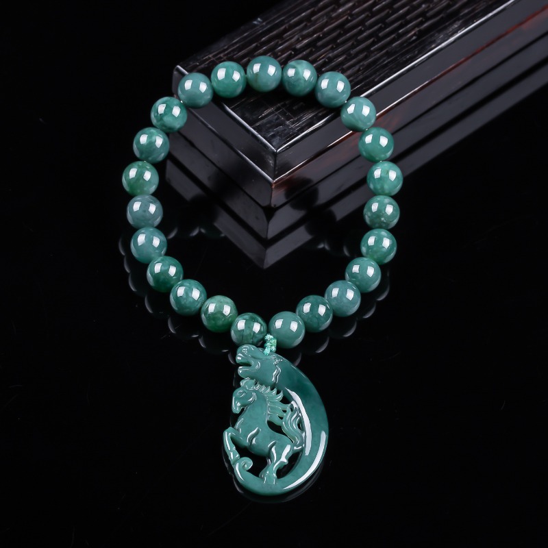Luxury Gifts Jewelry & Watches Namfleg Mostar - 천연 비취 블루 워터 조디악 말