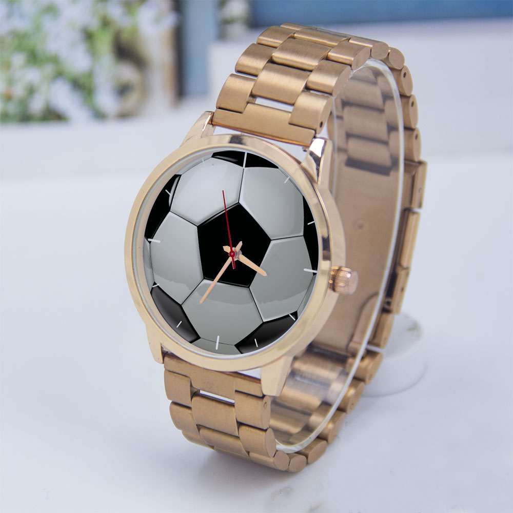 Jewelry Watches For Women - 축구 디자인 팬들을 위한 실버 남성용