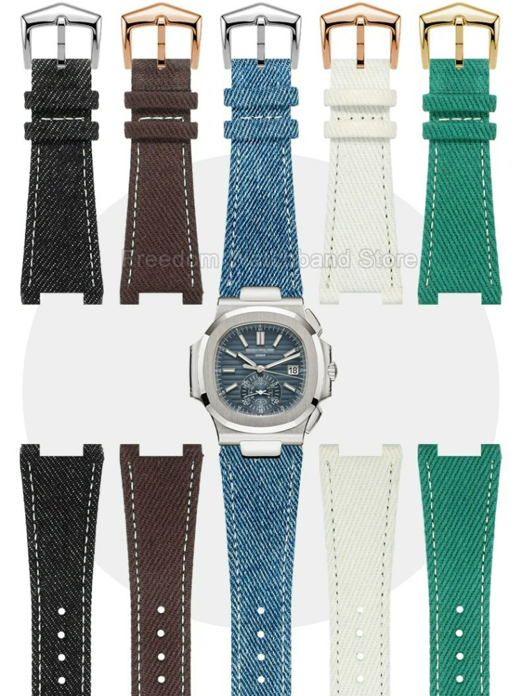 Patek Philippe Watch Nautilus - 교체용 시계 스트랩 25x13mm, 파텍 필립
