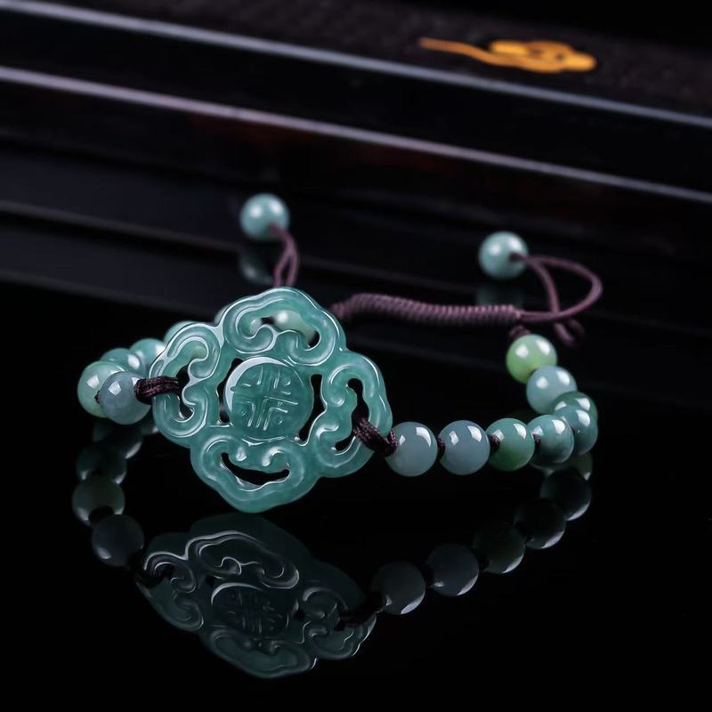 Jewelry & Watches Sp Z Oo Janów Lubelski - 천연 비취 A급 팔찌 오리지널 디자인