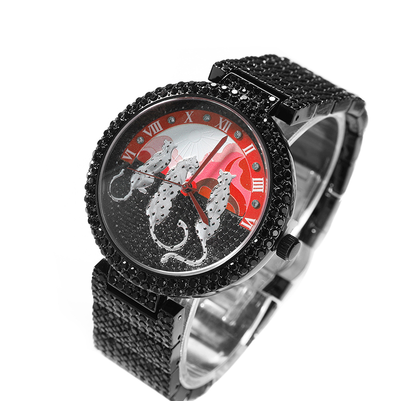 Jewelry Watches Brands - 남성용 시계 태양과 표범 무늬 쿼츠