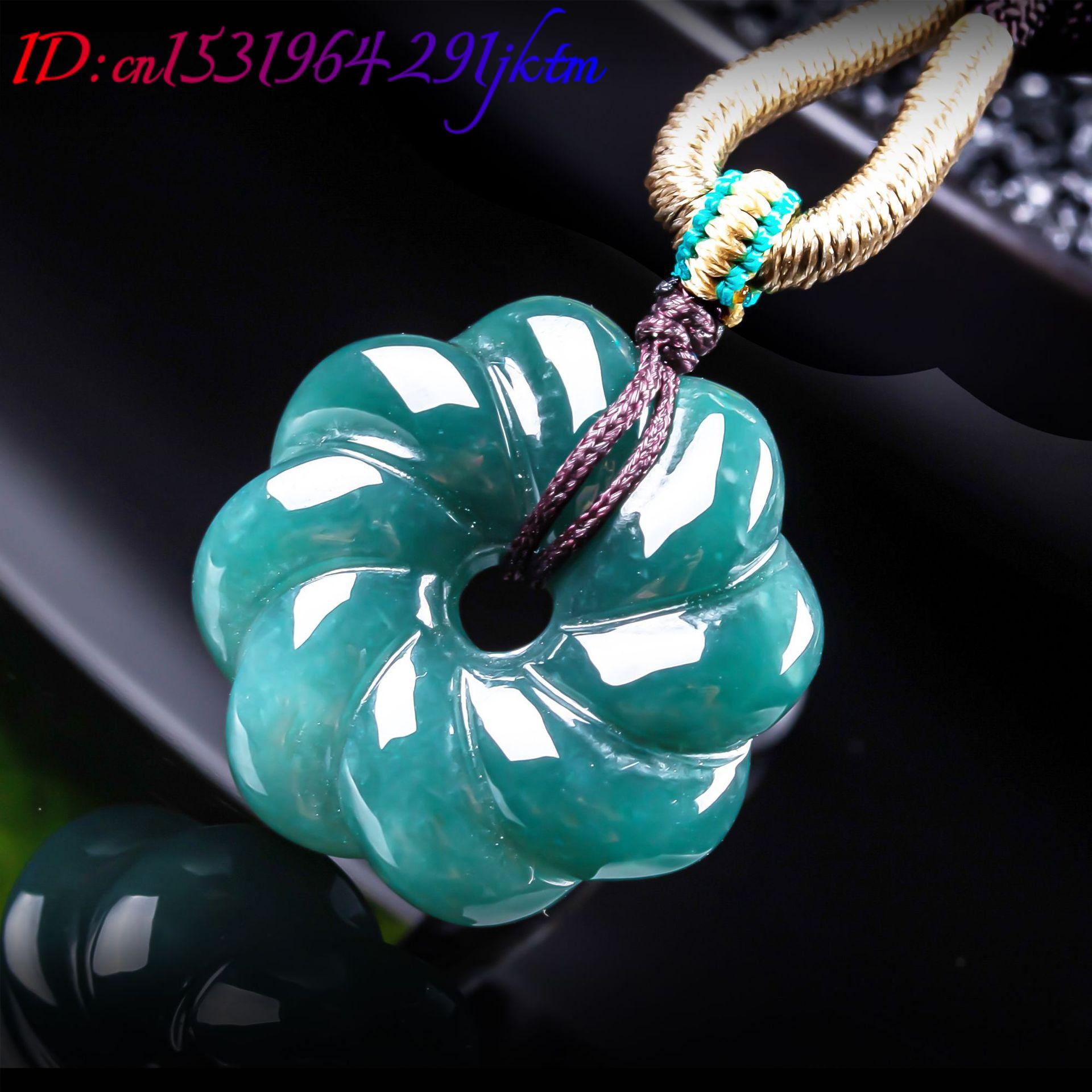 천연 버마산 비취 꽃 모양 펜던트 목걸이 액세서리 보석 - Luxury Gifts Jewelry & Watches Namfleg Mostar 리뷰 및 가격