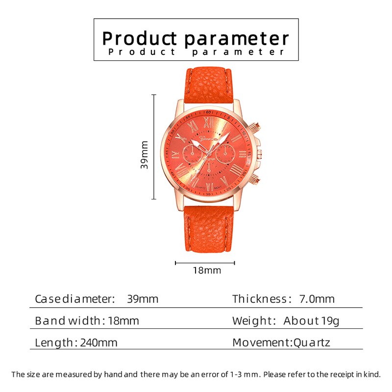 Reloj Mujer 여성용 패션 시계, 여성용 오렌지 - Jewelry Watches For Women 리뷰 및 가격
