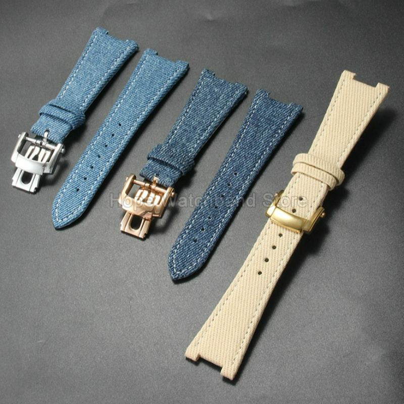 고품질 나일론 캔버스 시계 액세서리 25x13mm 오목 - Patek Philippe Watch Nautilus 리뷰 및 가격
