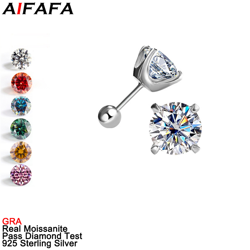 남녀공용 모이사나이트 스터드 귀걸이, 모이사니타 랩 다 - Diamond Stud Earrings 리뷰 및 가격