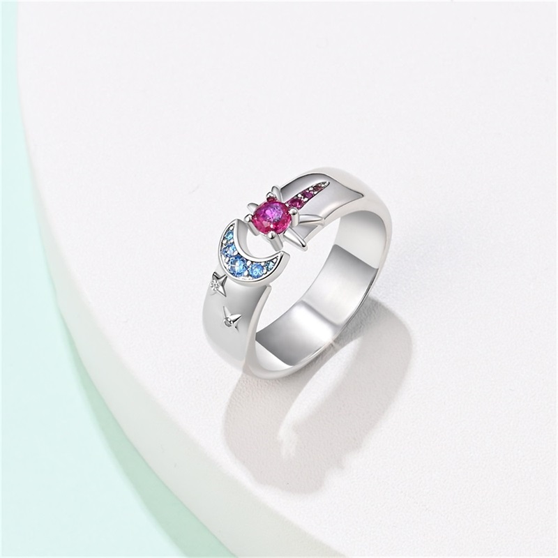 패션 오리지널 반지 925 실버 컬러 별 문 태양 드롭 - Statement Cocktail Ring 리뷰 및 가격
