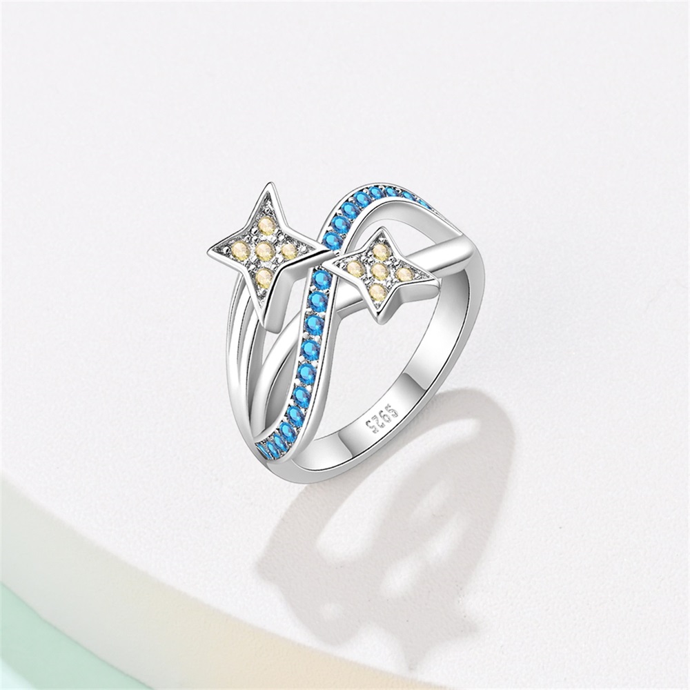 패션 오리지널 반지 925 실버 컬러 별 문 태양 드롭 - Statement Cocktail Ring 리뷰 및 가격
