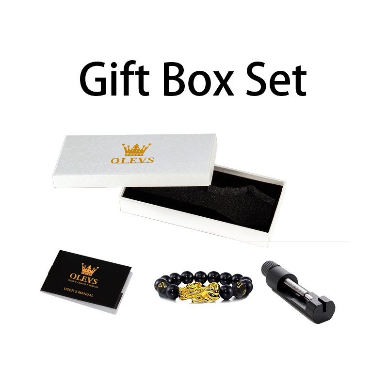 OLEVS 럭셔리 브랜드 남성용 시계 크로노그래프 방수 - Jewelry Watches Box 리뷰 및 가격