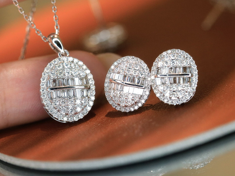 LUOWEND 100% 18K 화이트 골드 귀걸이 0. - Diamond Stud Earrings 리뷰 및 가격