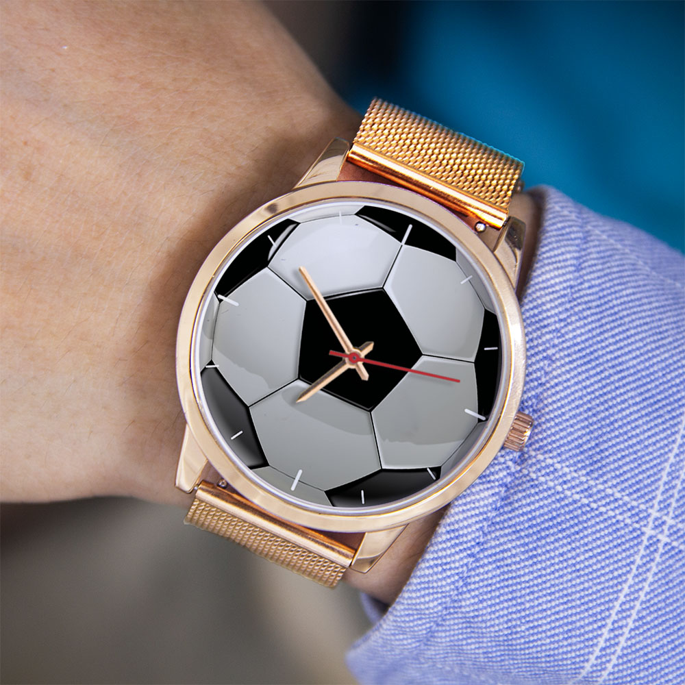 축구 디자인 팬들을 위한 실버 남성용 시계, 남녀 공용 - Jewelry Watches For Women 리뷰 및 가격