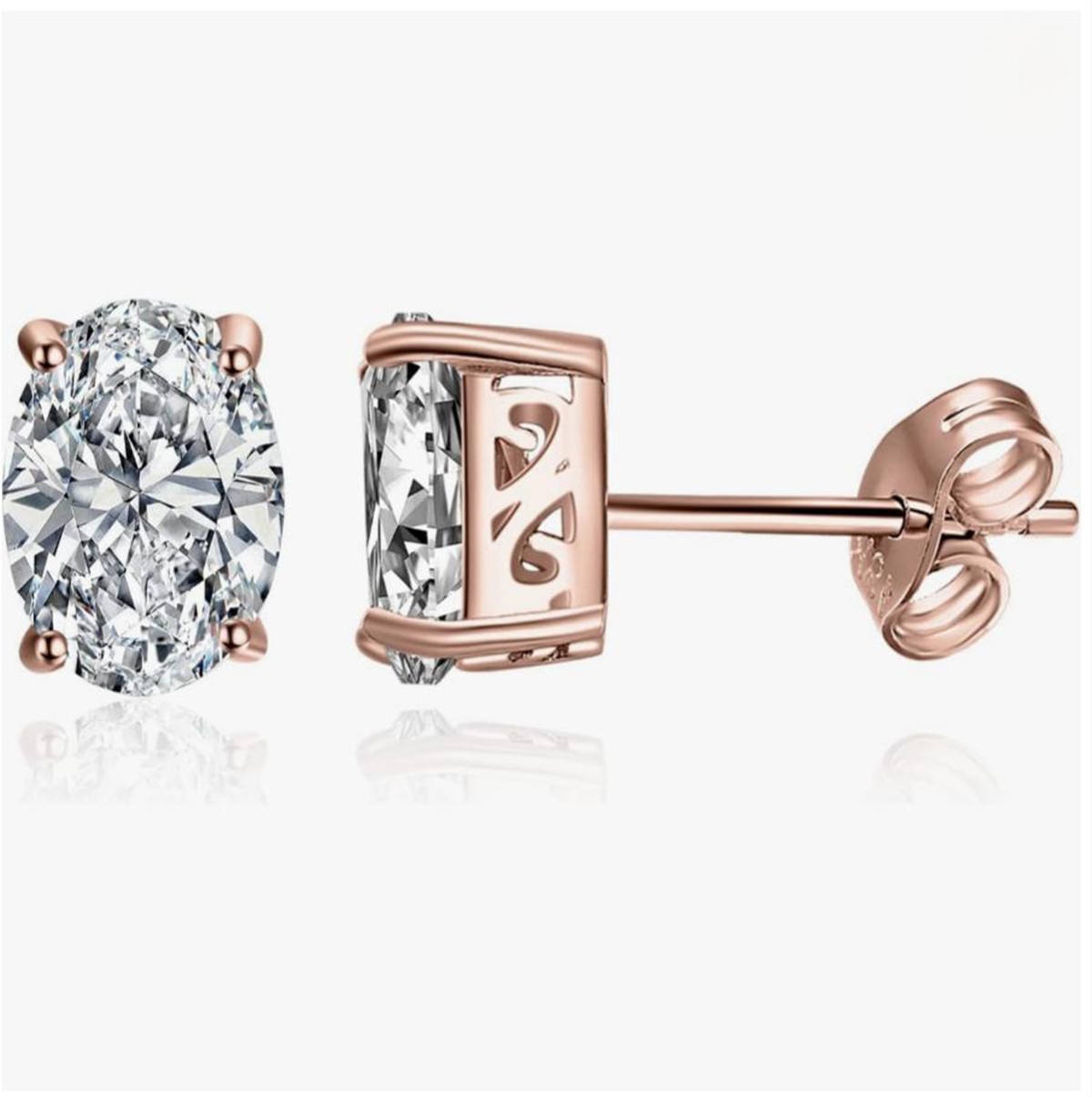 14K 골드 물리적 리얼 골드 실험실 성장 다이아몬드  - Diamond Stud Earrings 리뷰 및 가격