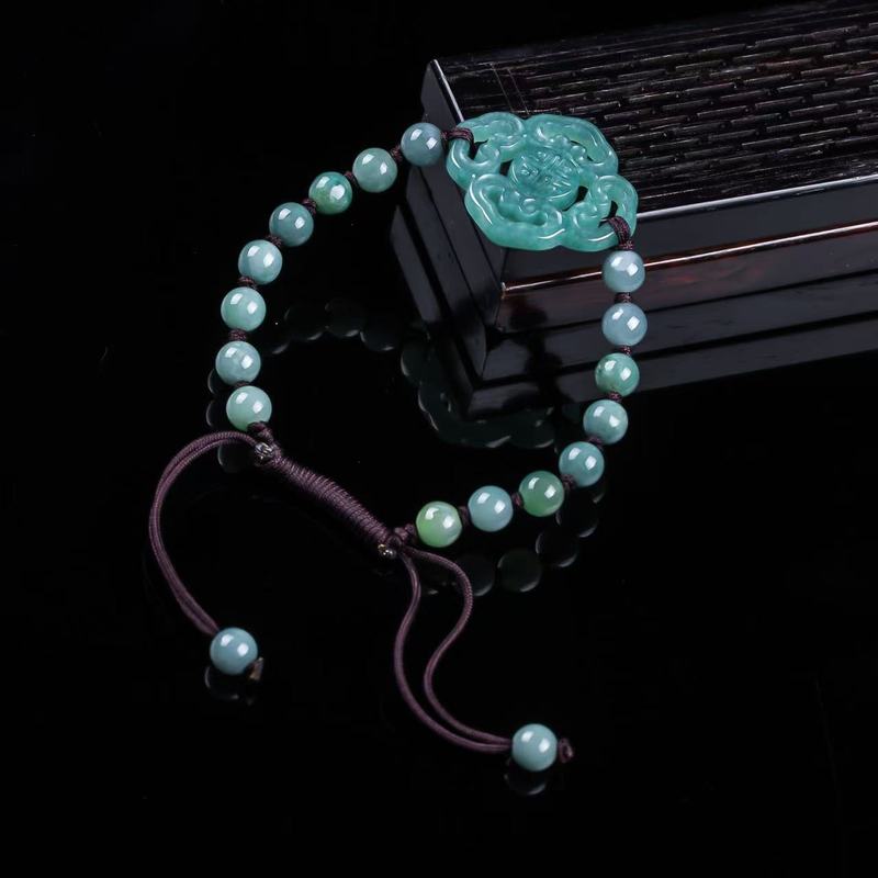 천연 비취 A급 팔찌 오리지널 디자인 세련된 블루 워터 - Jewelry & Watches Sp Z Oo Janów Lubelski 리뷰 및 가격
