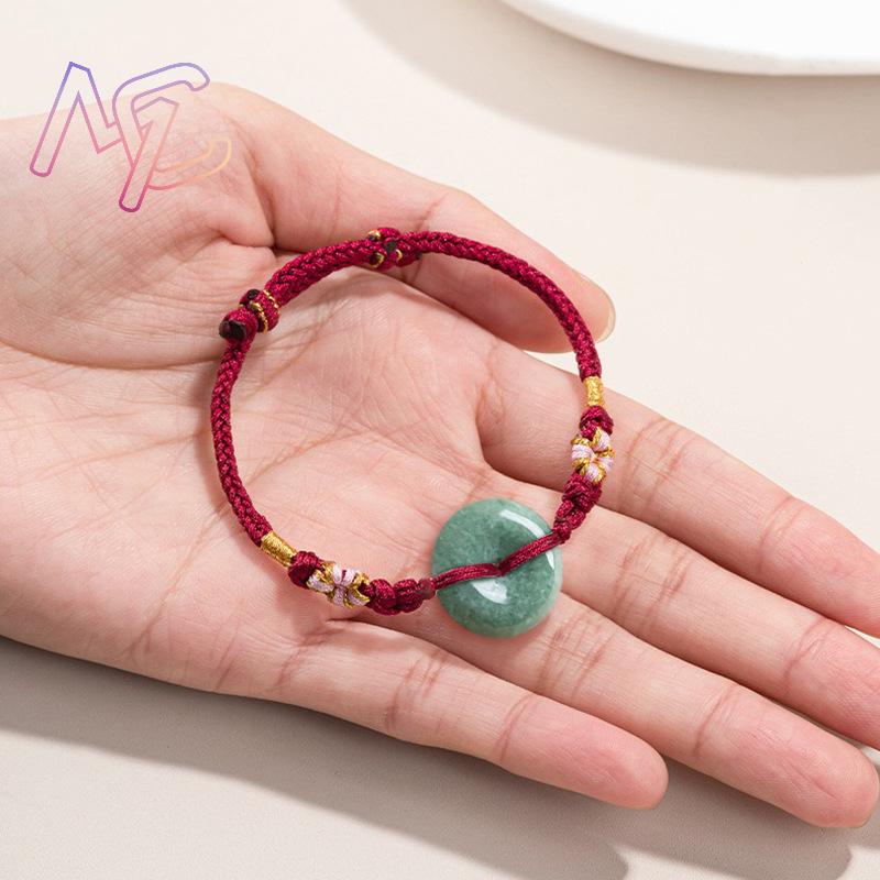 녹색 미얀마 경옥 도넛 팔찌 디자이너 팔찌 천연 버마  - Jewelry & Watches Sp Z Oo Janów Lubelski 리뷰 및 가격