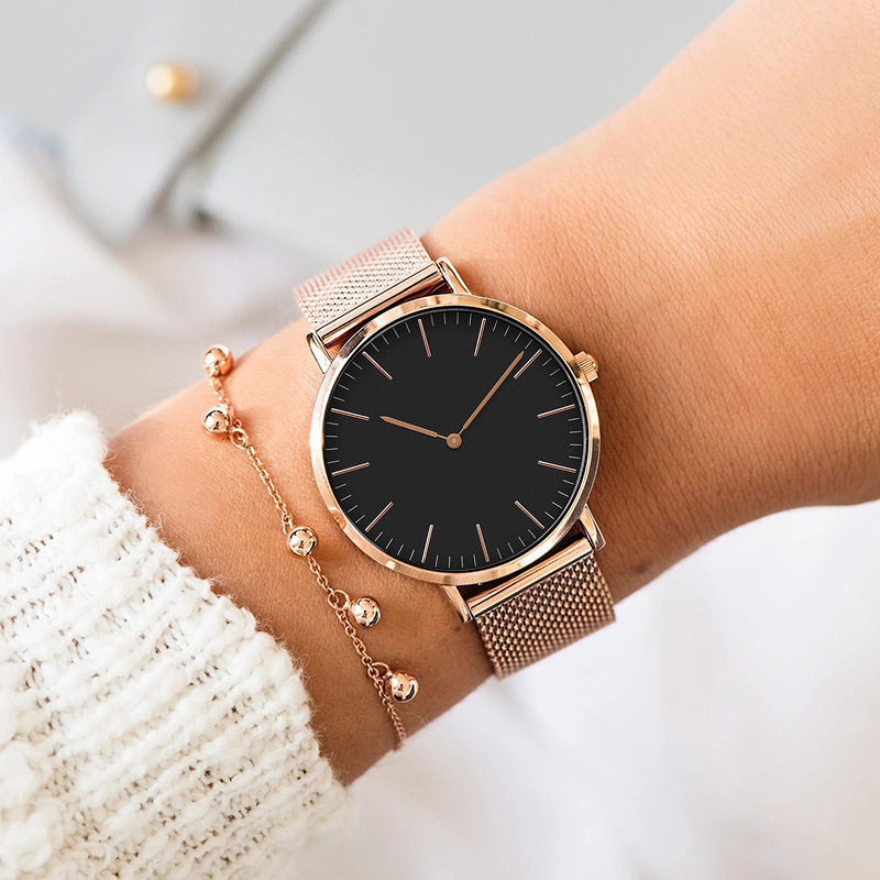 탑 브랜드 럭셔리 시계 여성 패션 스테인레스 스틸 메쉬 - Jewelry Watches For Women 리뷰 및 가격