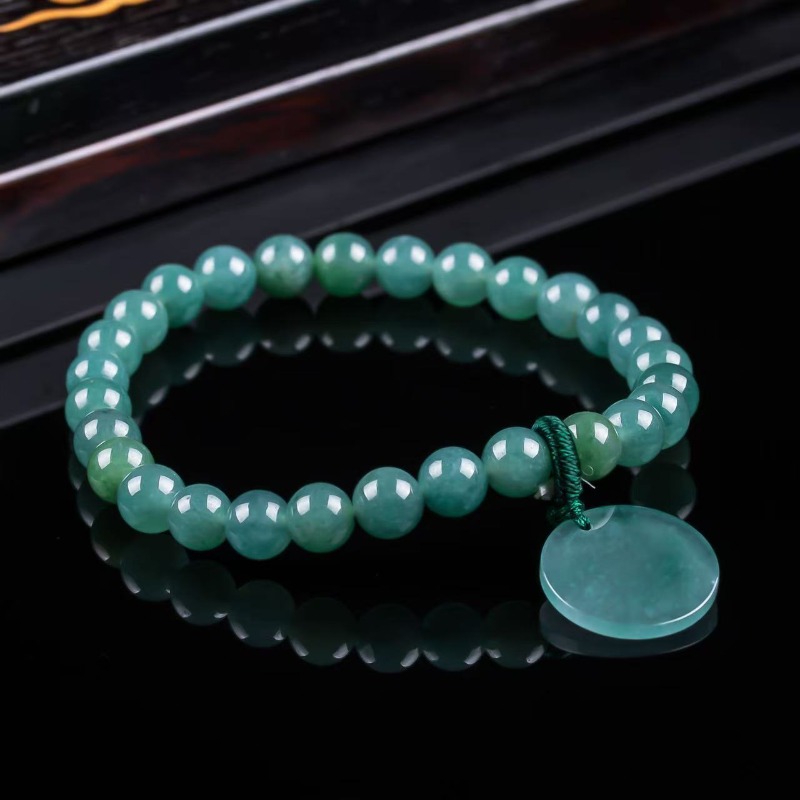 천연 비취 블루 워터 노씽 플라크 비즈 핸드 니팅 팔찌 - Luxury Gifts Jewelry & Watches Namfleg Mostar 리뷰 및 가격