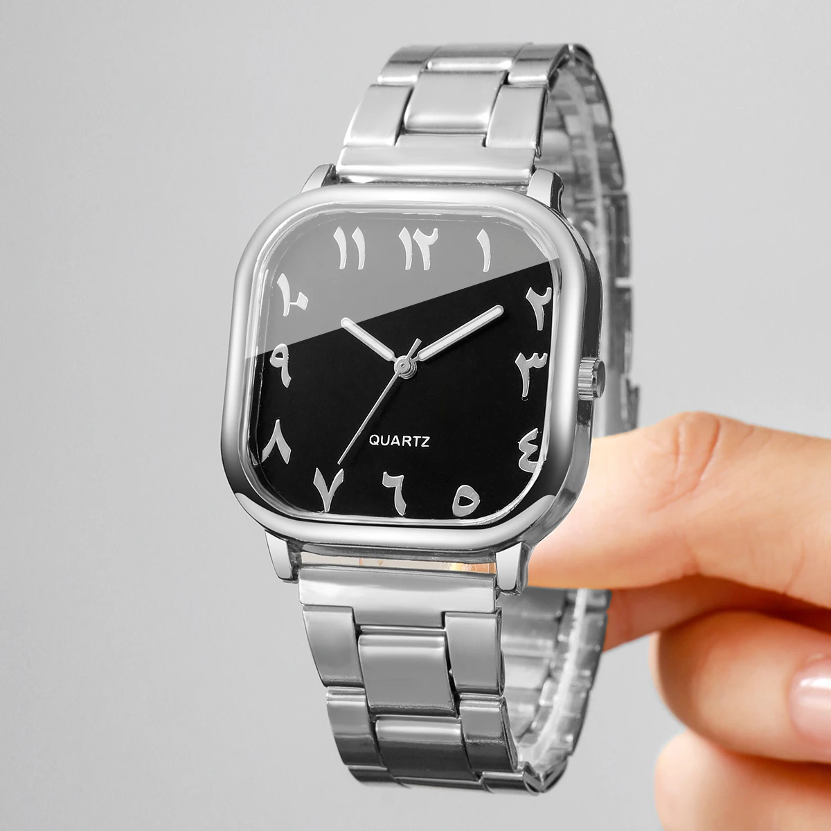 패션 여성용 사각 쿼츠 손목시계 아라비아 숫자 다이얼  - Jewelry Watches For Women 리뷰 및 가격