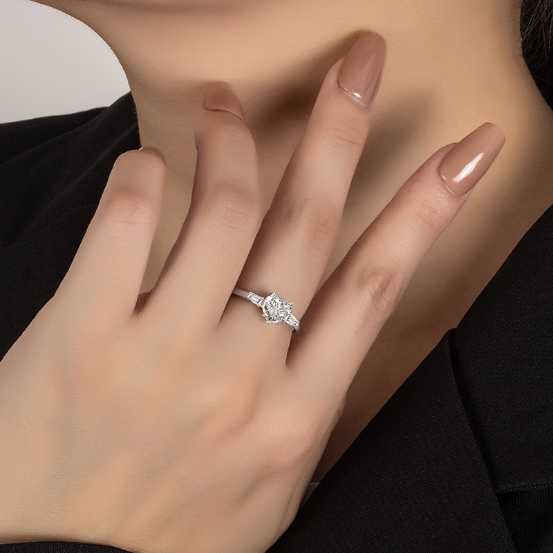 PERFANY 1CT 하트 컷 Moissanite 약혼 - Statement Cocktail Ring 리뷰 및 가격