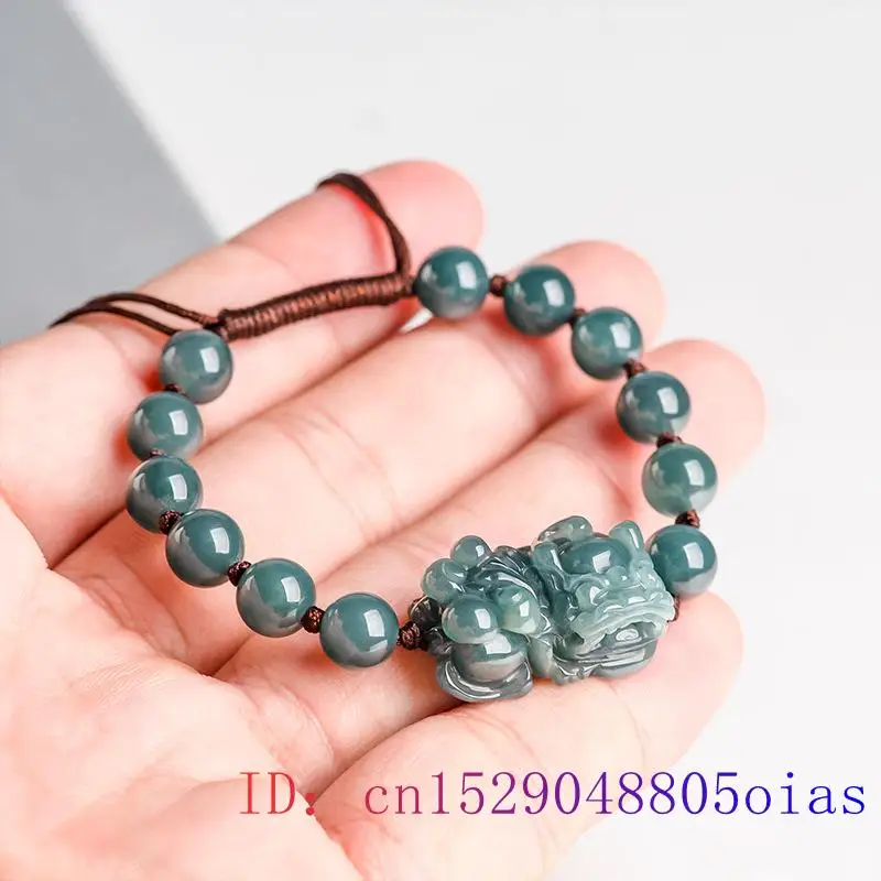 버마제 옥 픽시우 팔찌, 블루 부적, 내추럴 남성 여성 - Luxury Gifts Jewelry & Watches Namfleg Mostar 리뷰 및 가격